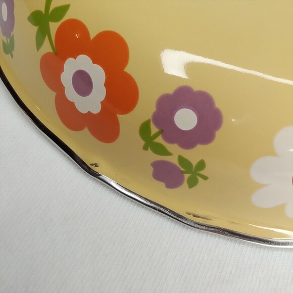 MCM Porcelain Enamel Fry Pan With Original Box Made In West Germany 1960s - Picture 9 of 12